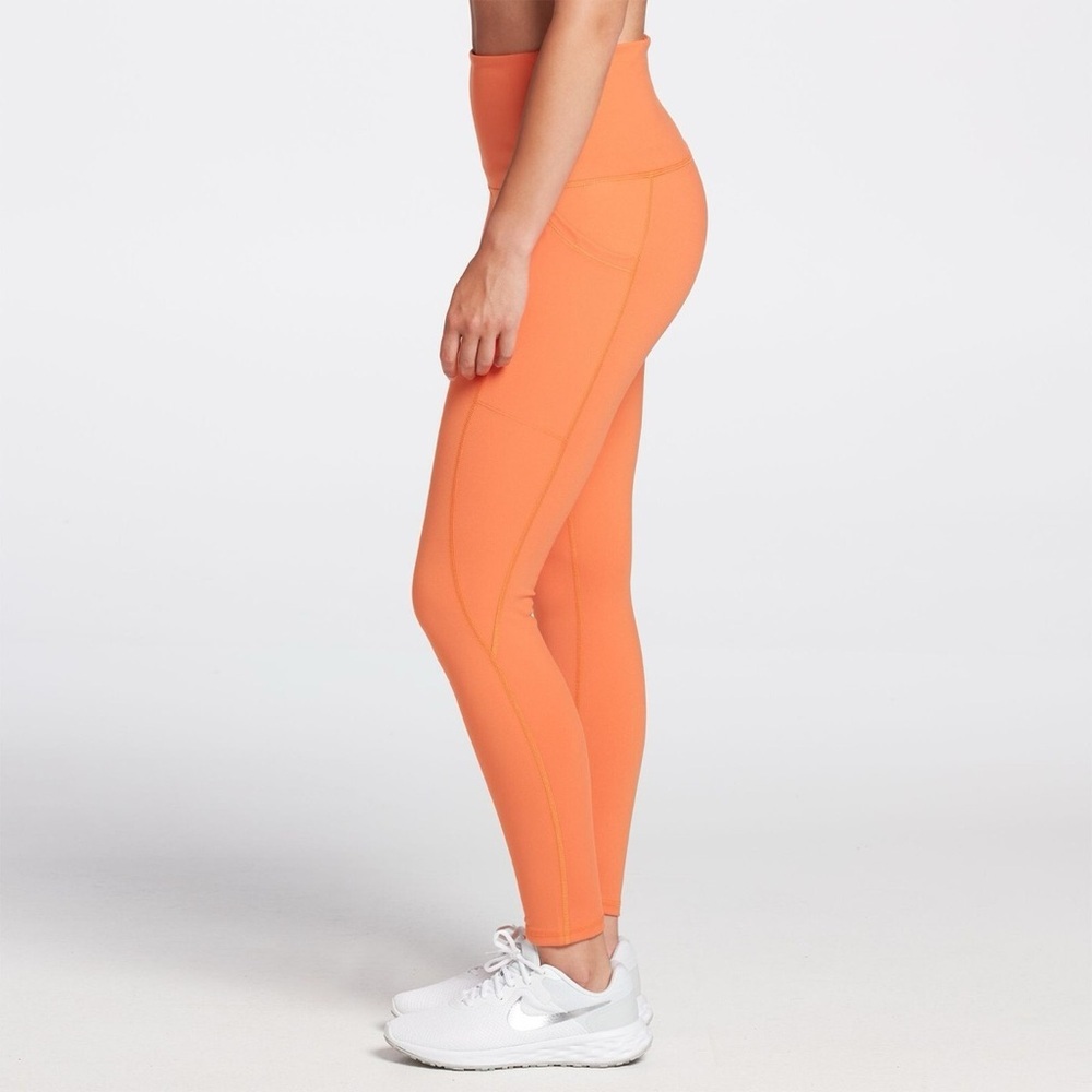 32 Degrees Orange High-Waisted Leggings